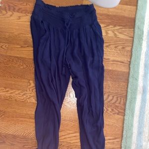 Flowy navy pants